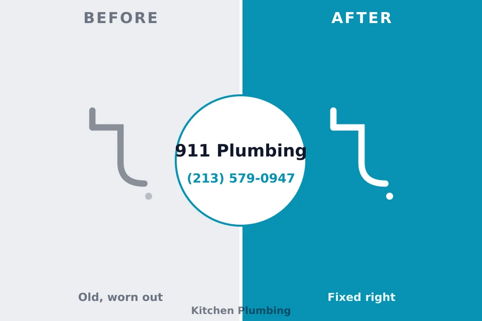 Before and after: plumbing company Park City, UT